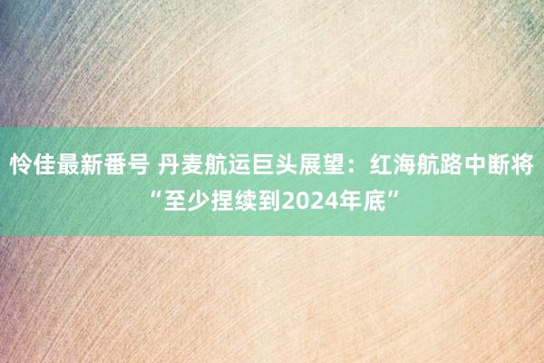 怜佳最新番号 丹麦航运巨头展望：红海航路中断将“至少捏续到2024年底”